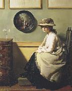 Sir William Orpen The Mirror France oil painting artist